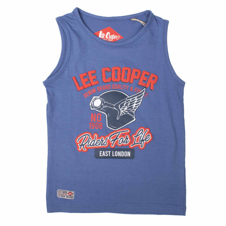 Picture of GLC0139 BOYS LEE COOPER 100% COTTON SLEEVELESS SHIRT